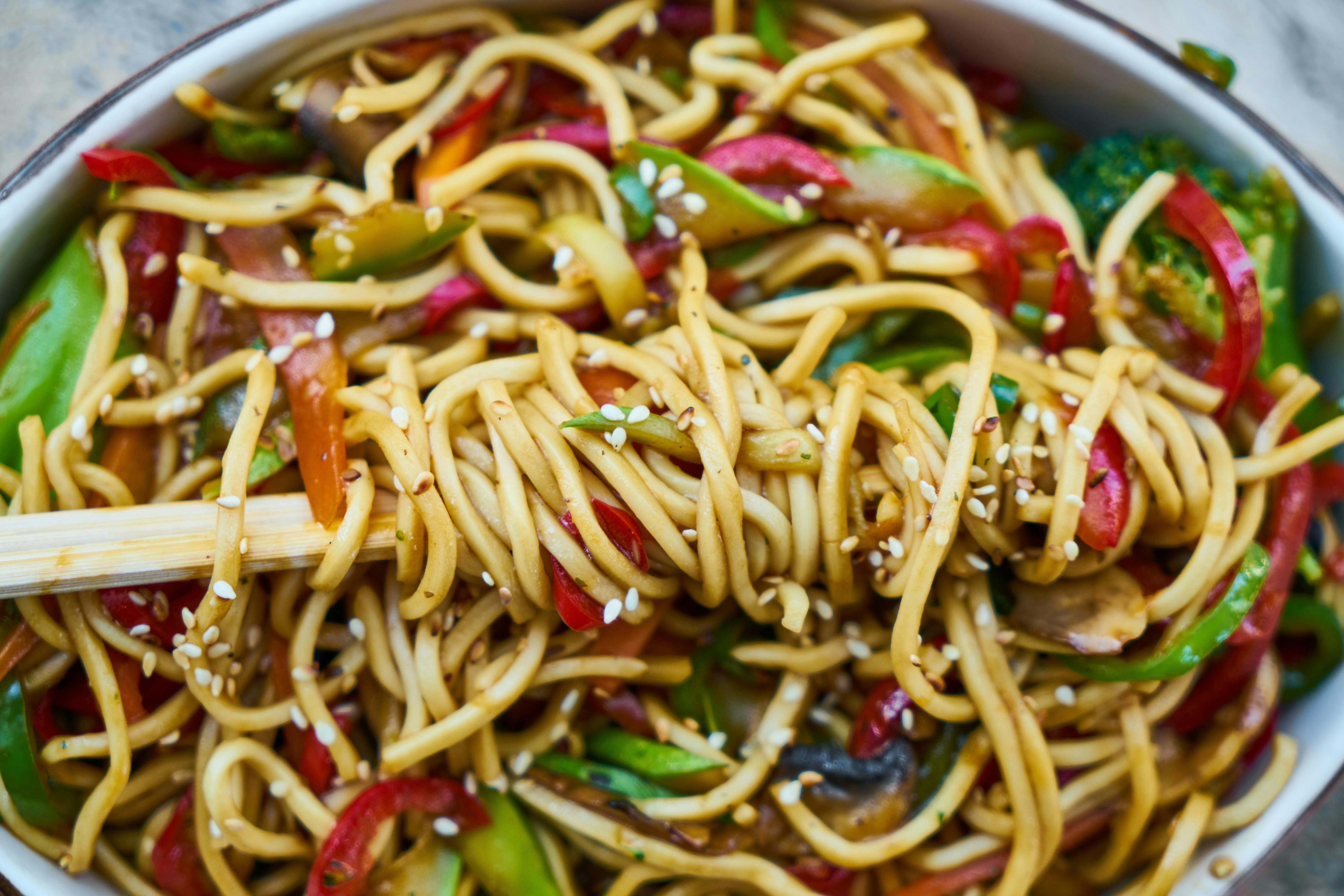 noodles with vegetables