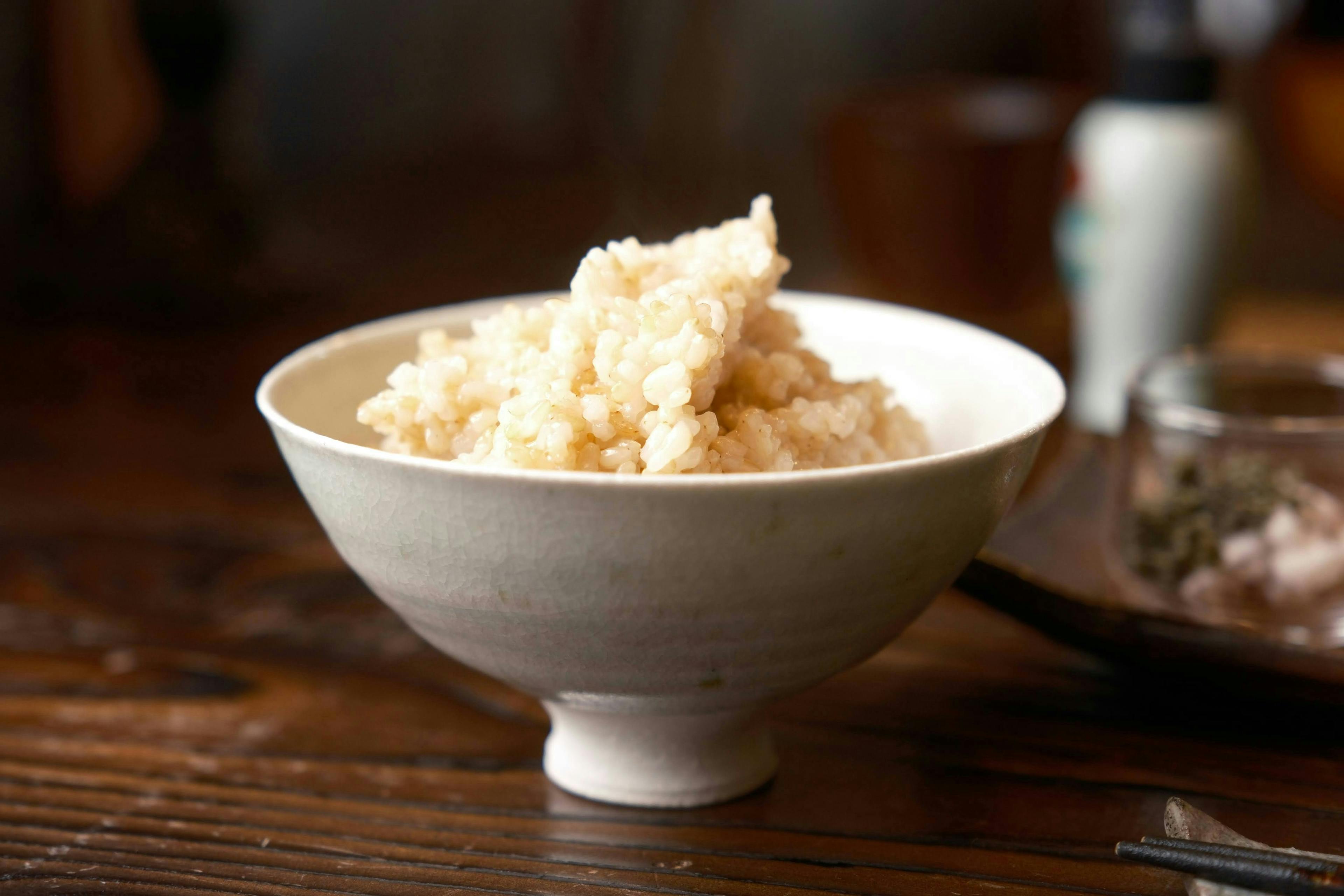 a bowl of sticky rice