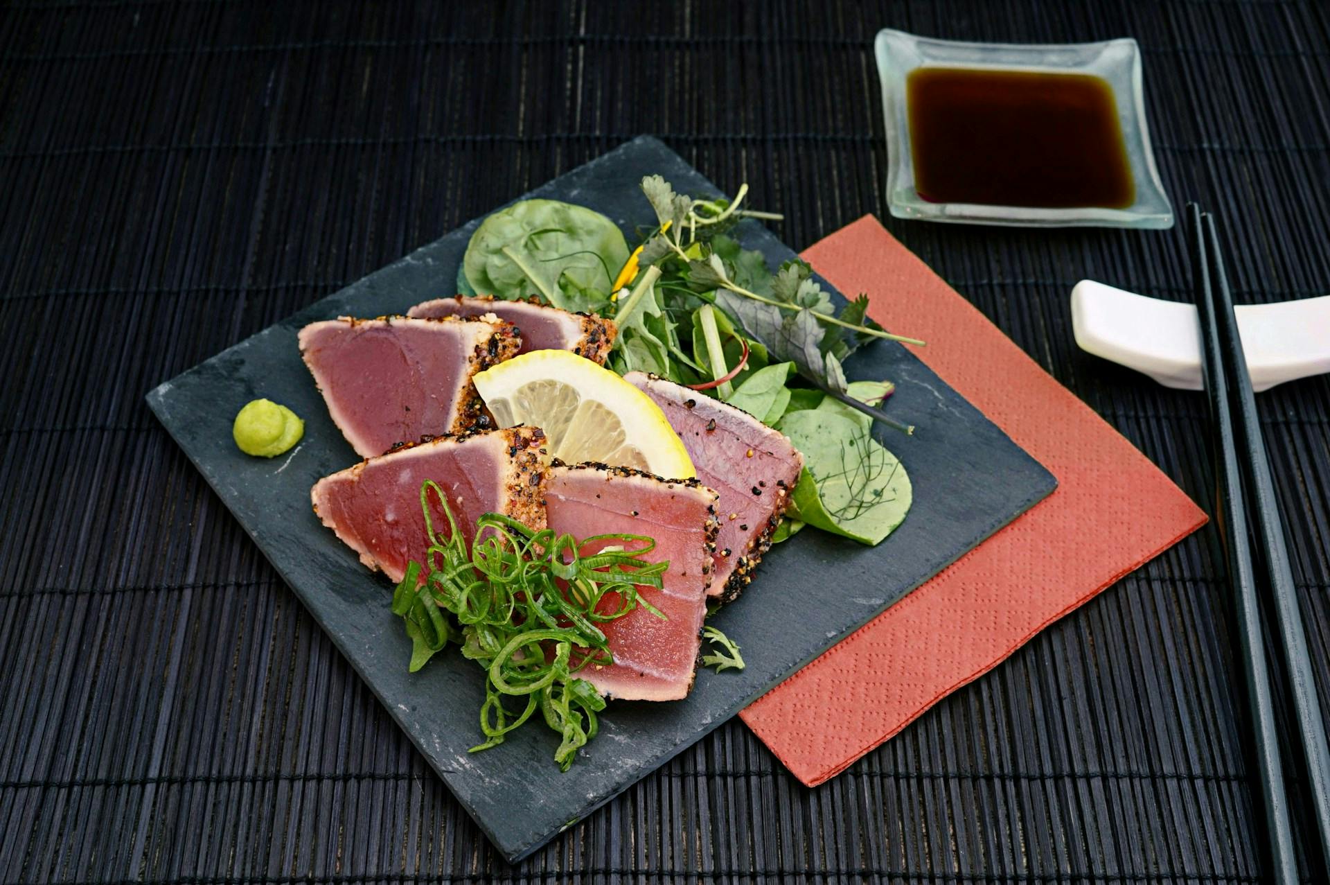 tuna sashimi