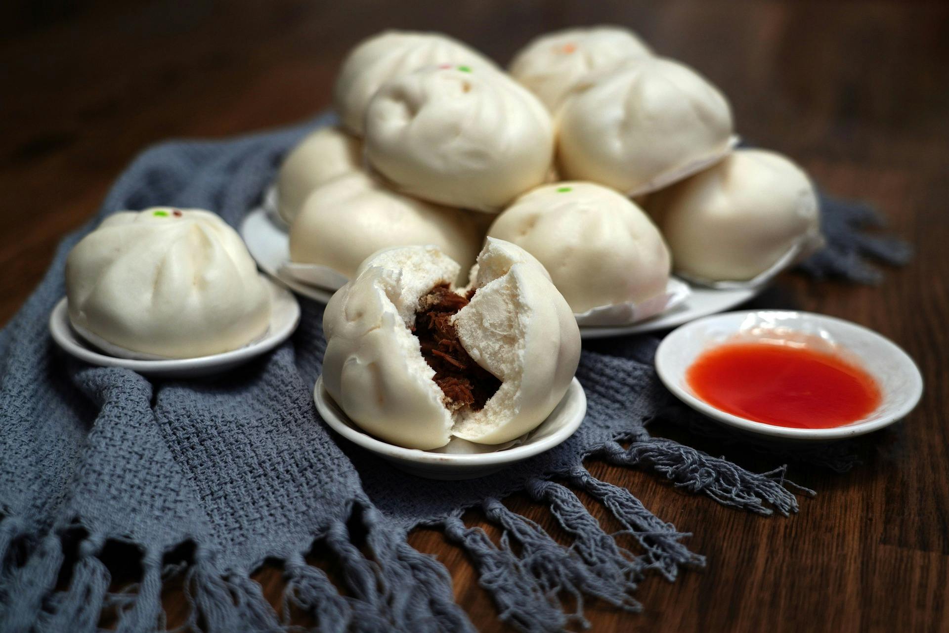 Cha Siu Bao Cantonese dumplings