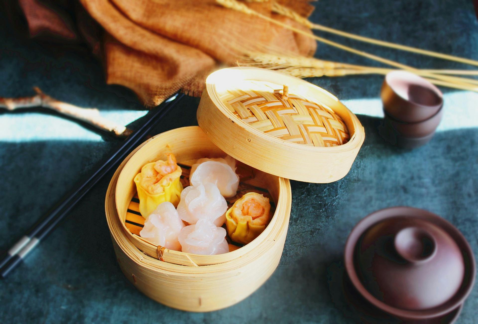 Siu Mai with other dumplings