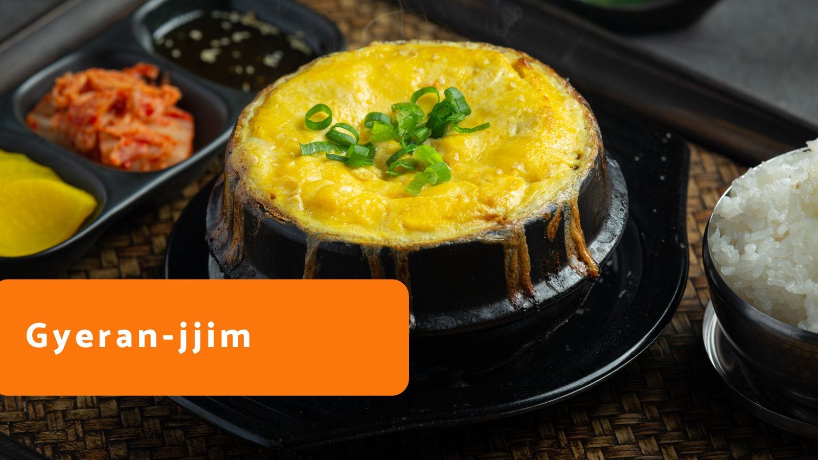 Korean steamed egg gyeran-jjim