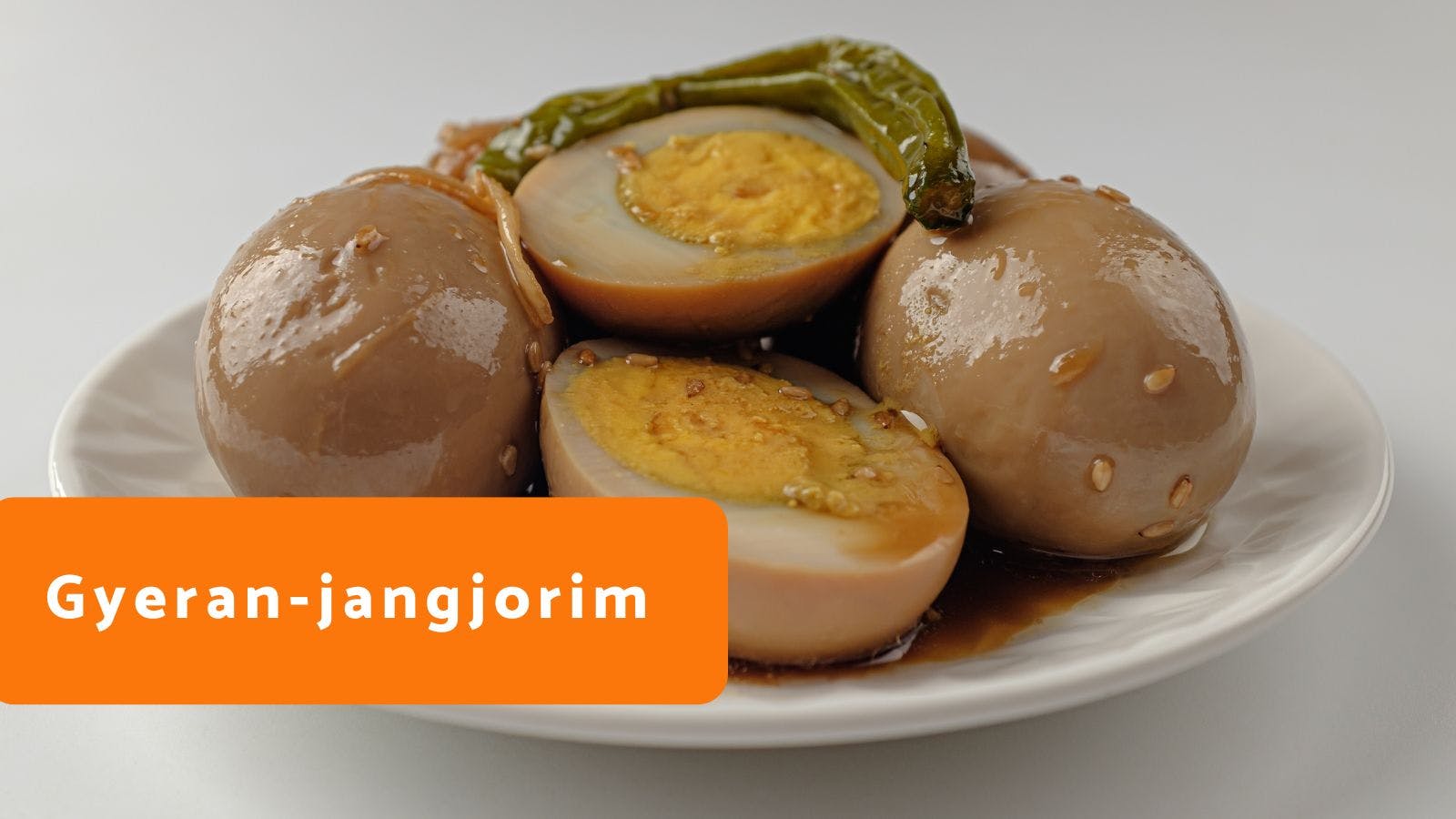 Korean eggs in soy gyeran-jangjorim