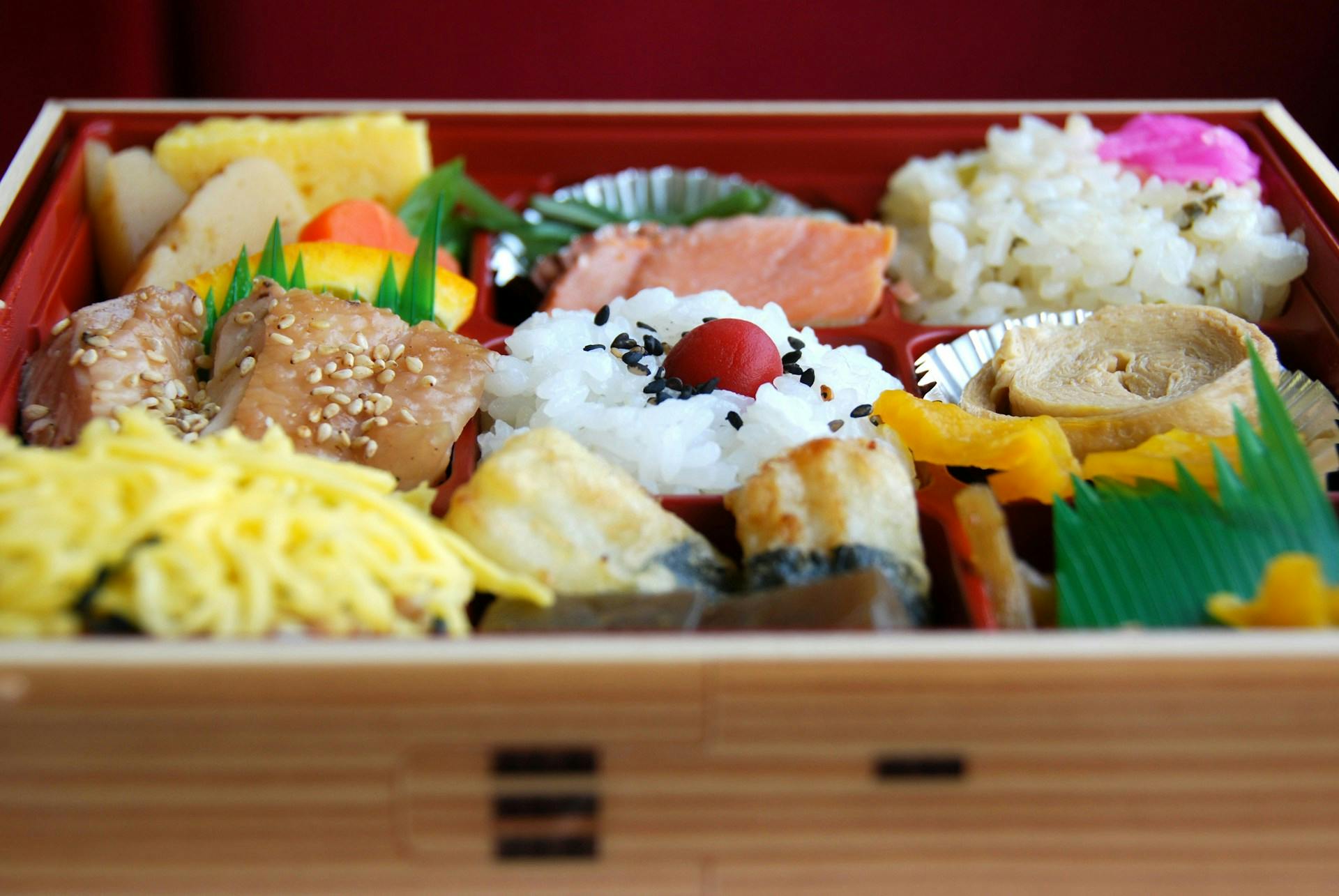 A Japanese bento box