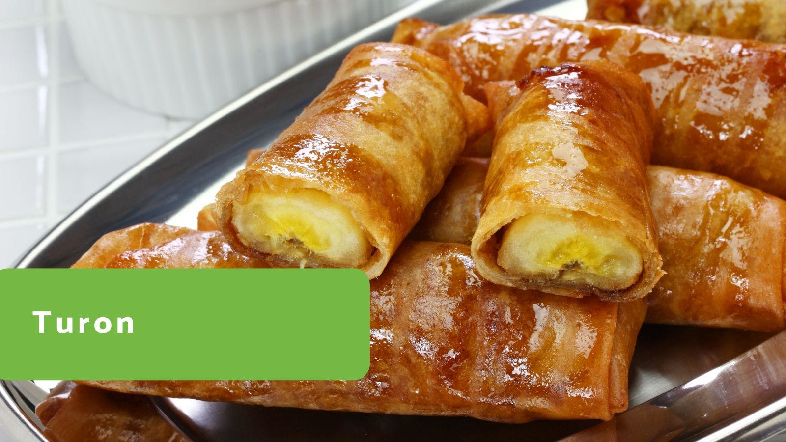 Philippine turon street food