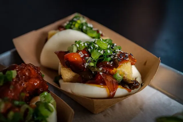 Steamed pork bun