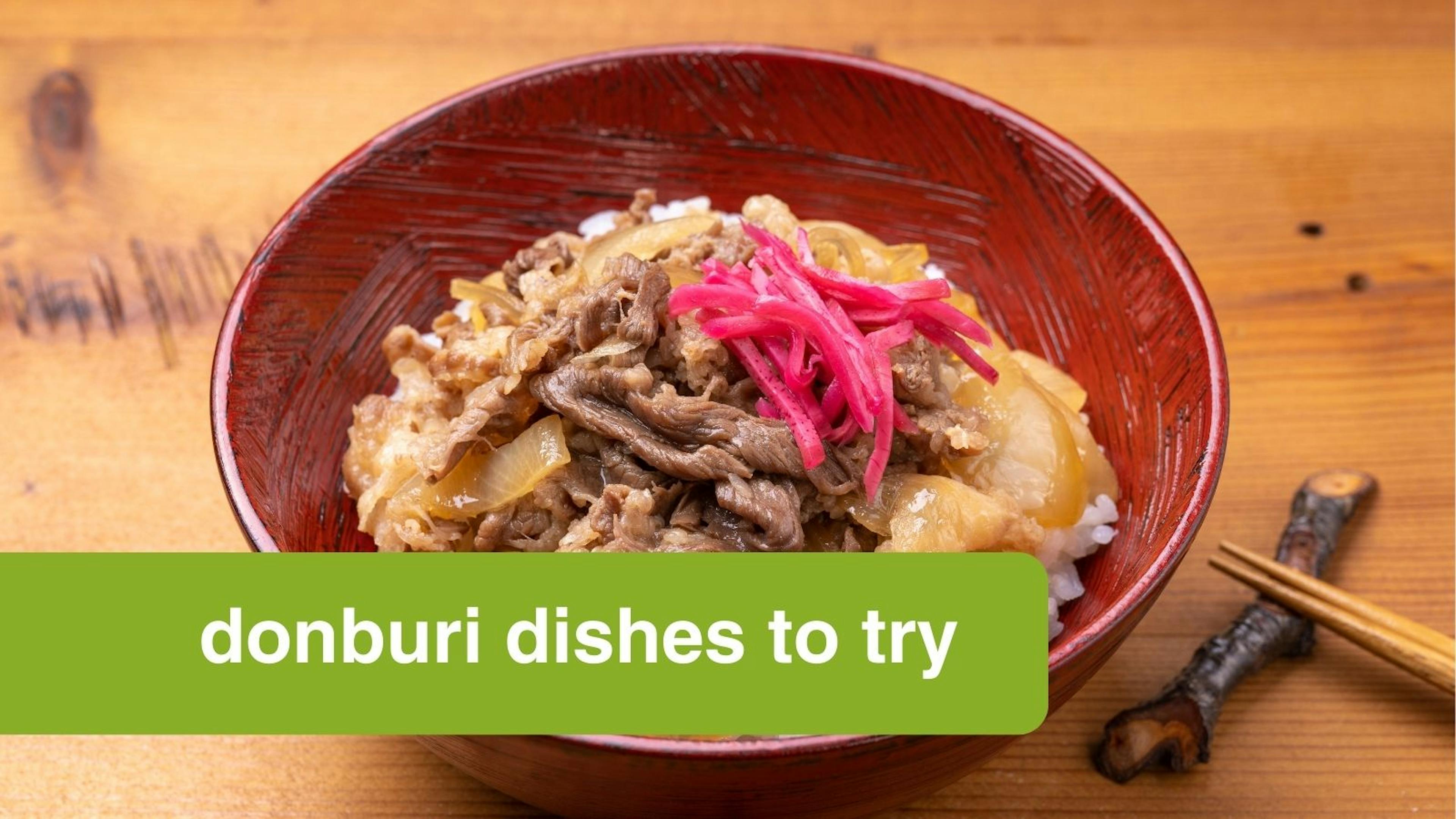 Donburi Dishes to Try by Oriental Mart