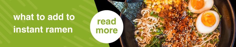 What to add to instant noodles
