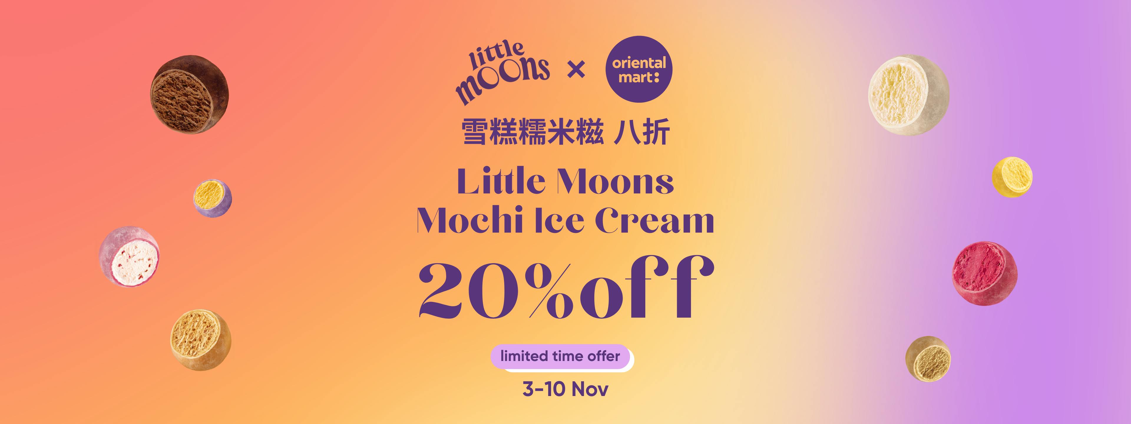 Little Moons Mochi Ice Cream - 20% off