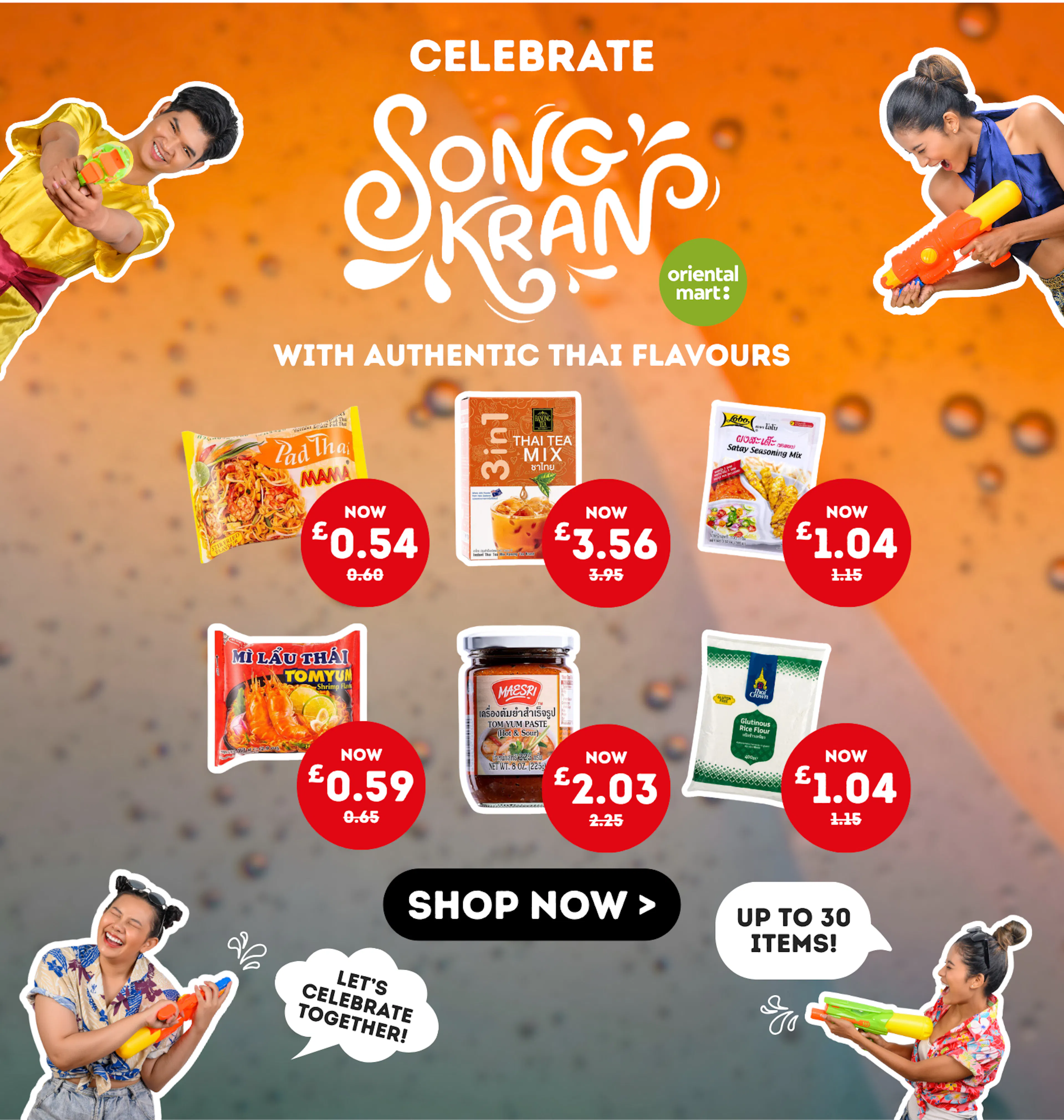 Celebrate Songkran (Thai New Year Festival) – 10% off