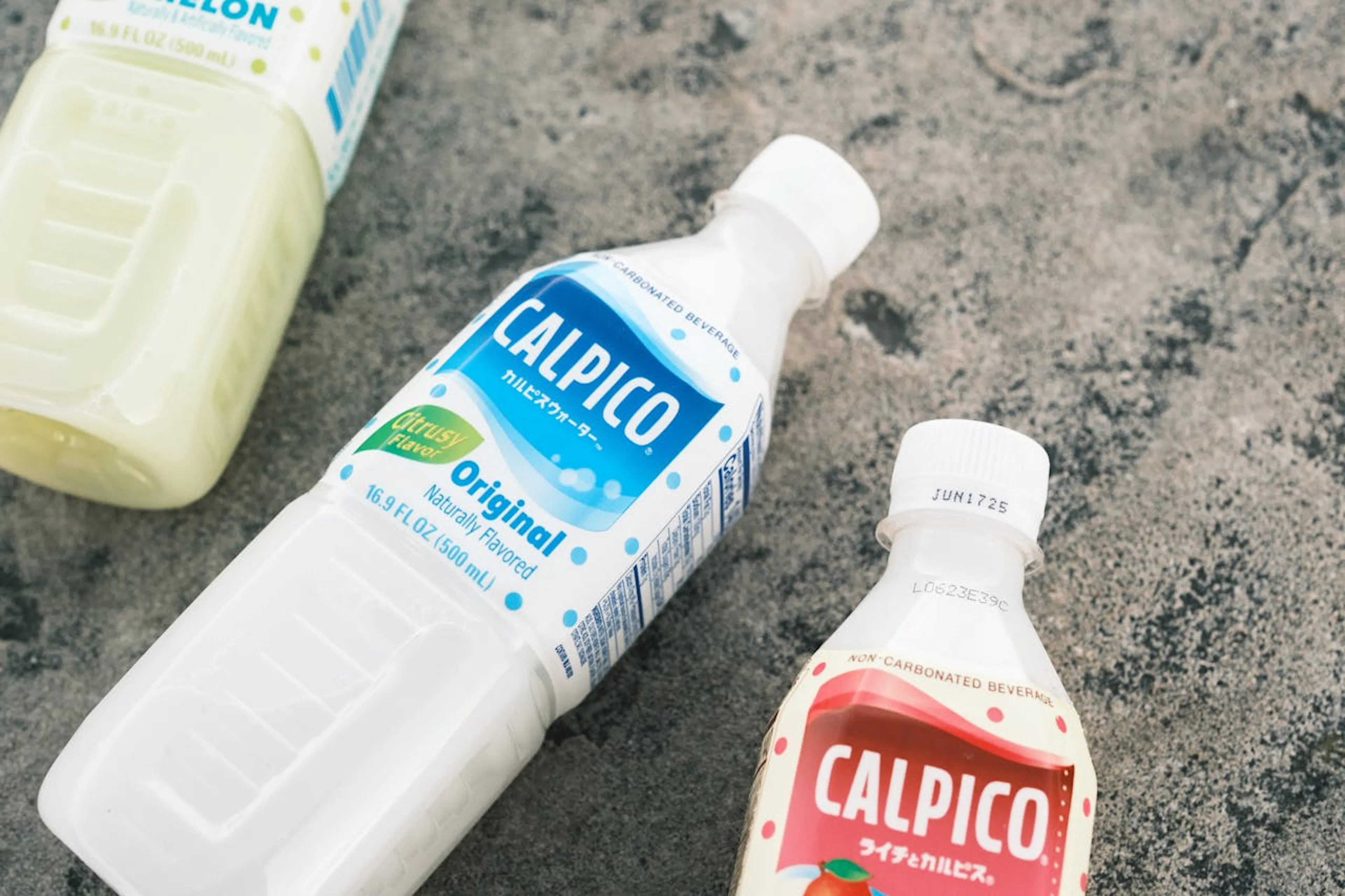 Calpis Japanese drinks bottles