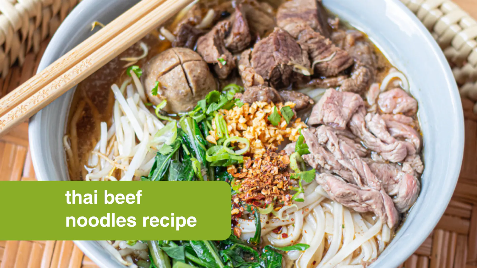 Thai beef noodles recipes