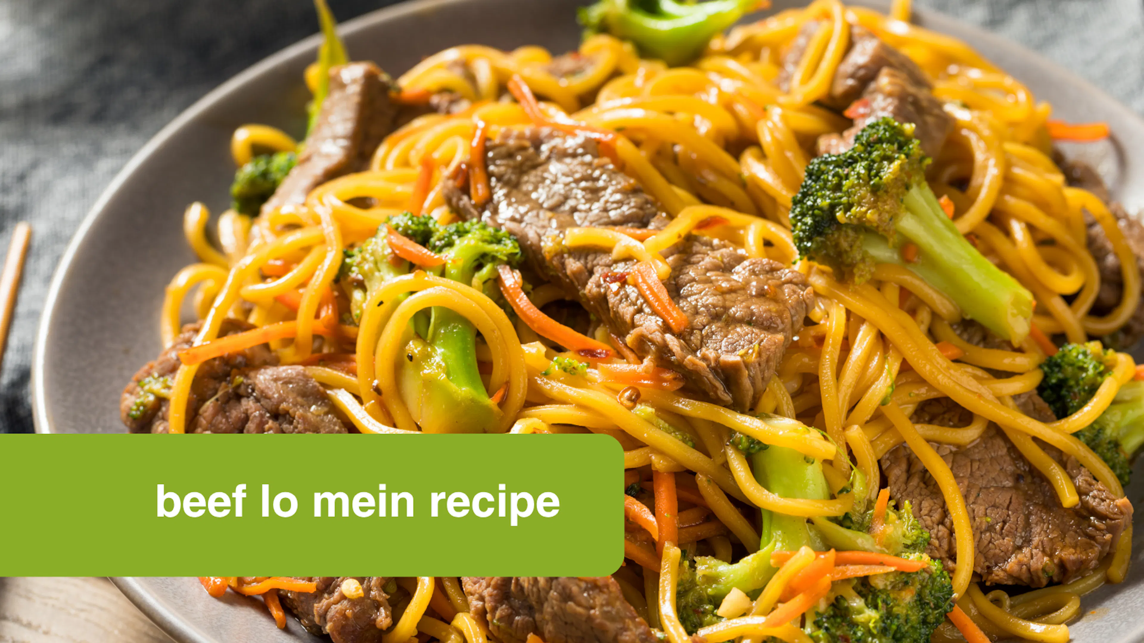 beef lo mein recipe