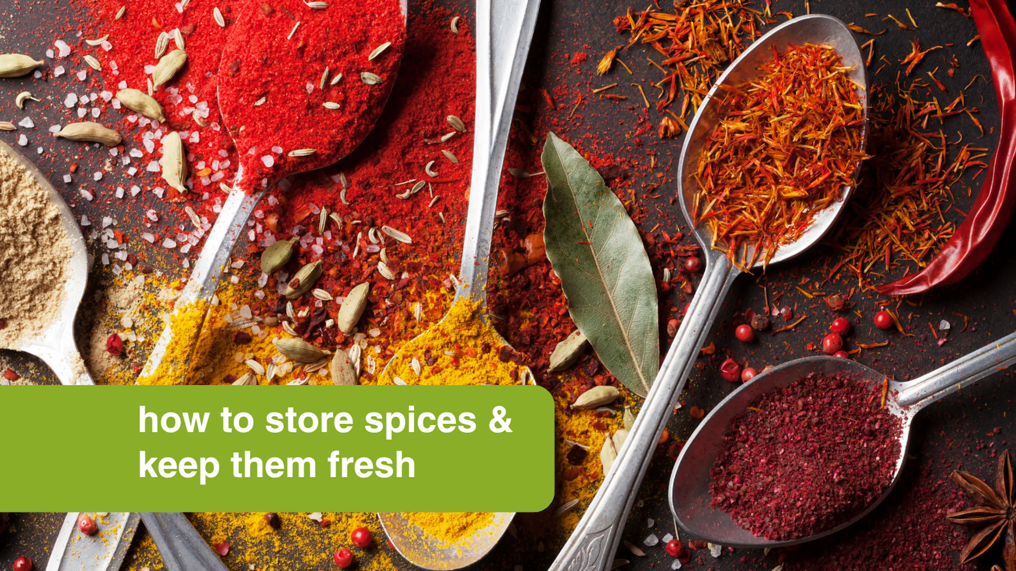 How to store spices and keep them fresh