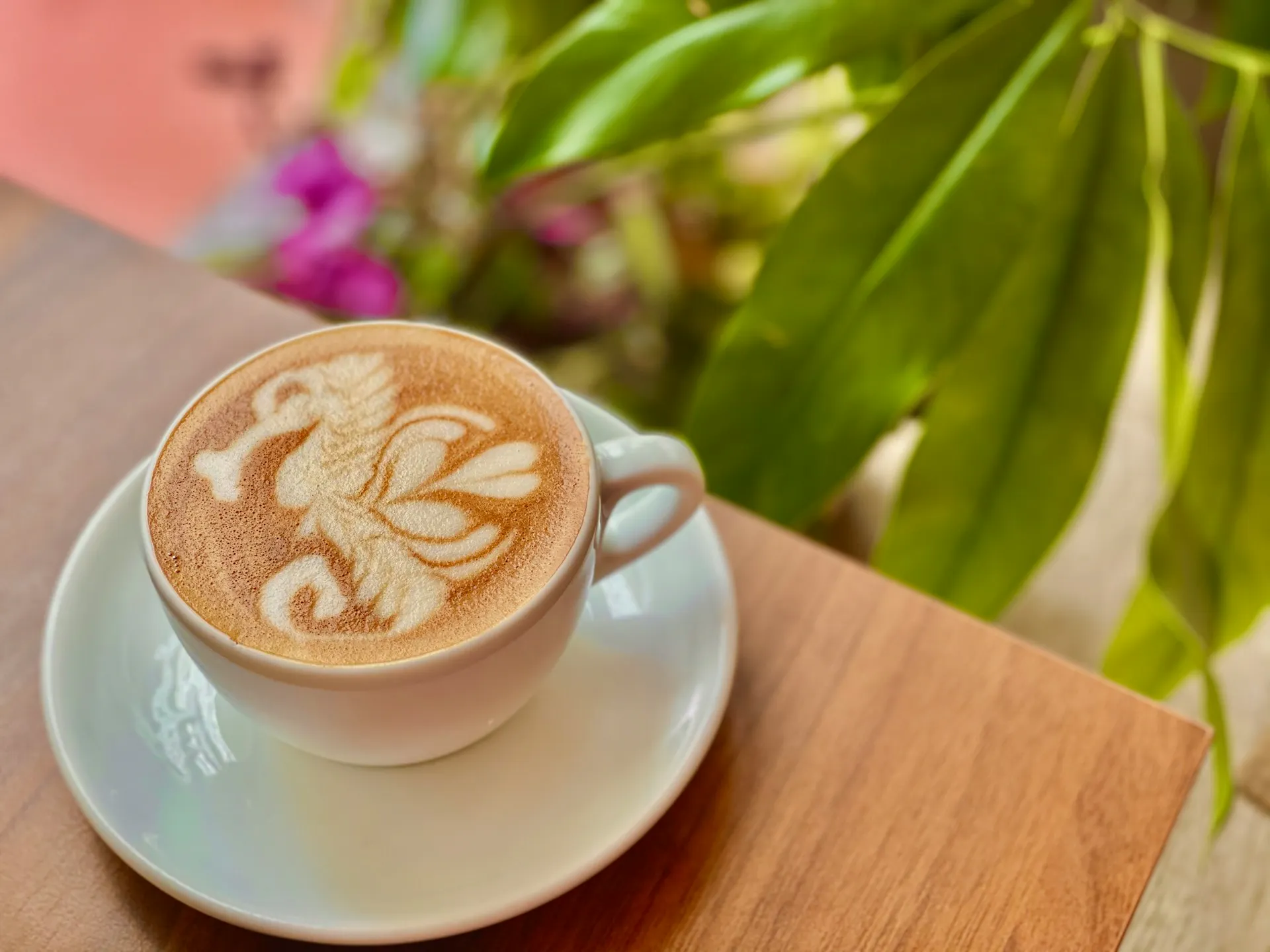 Impressive latte art