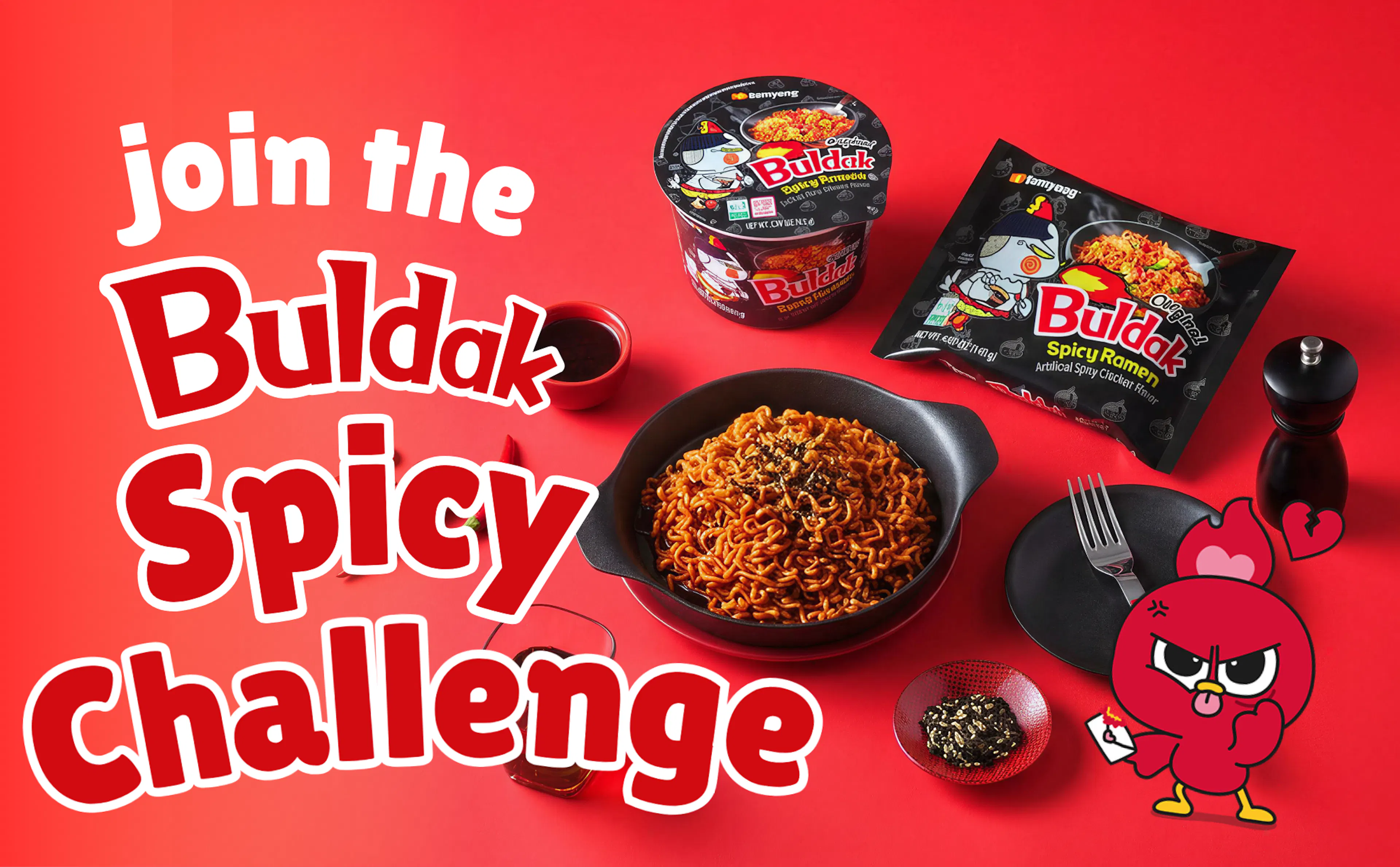 Spice Challenge: Buldak Spicy Ramen