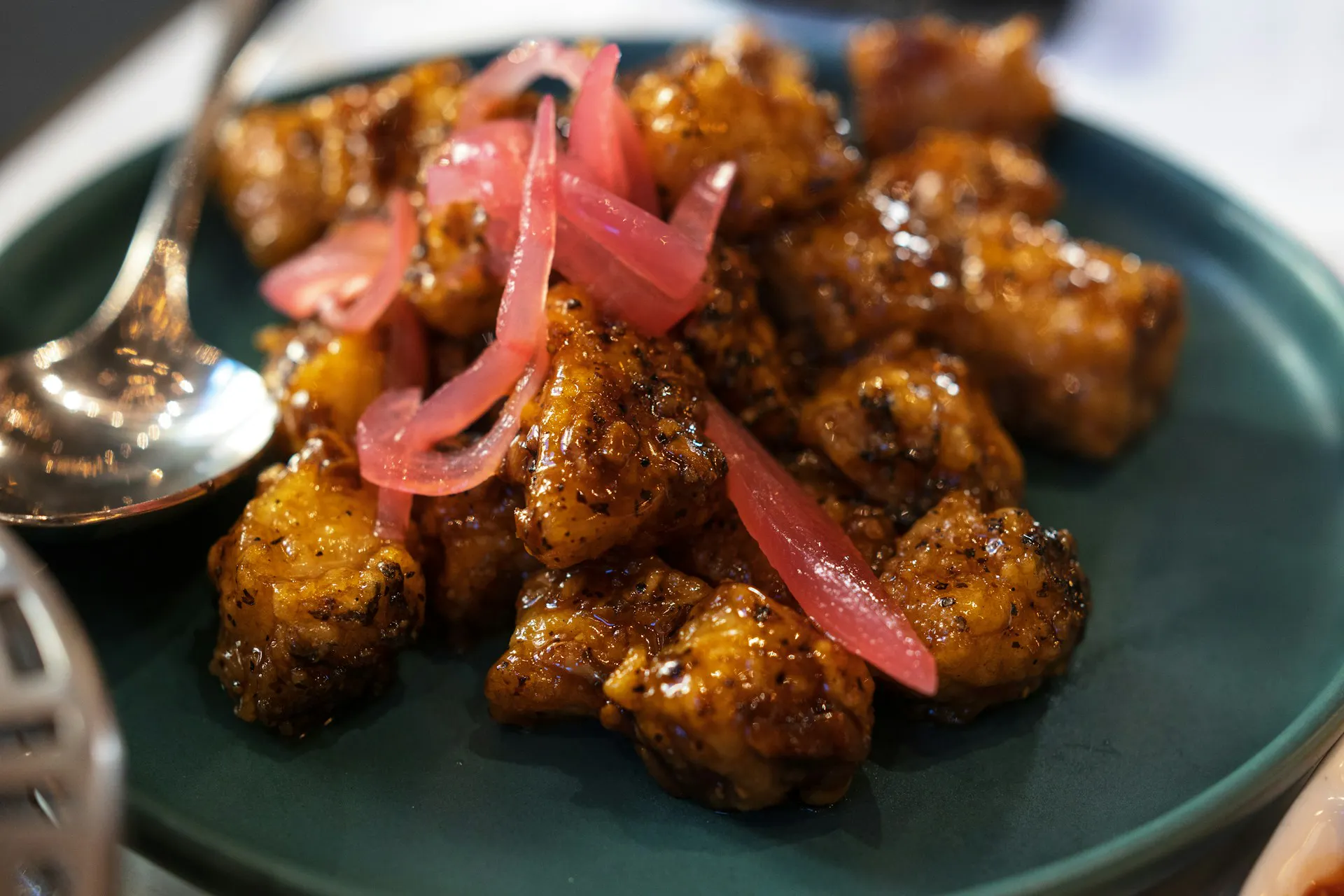 Glazed cauliflower