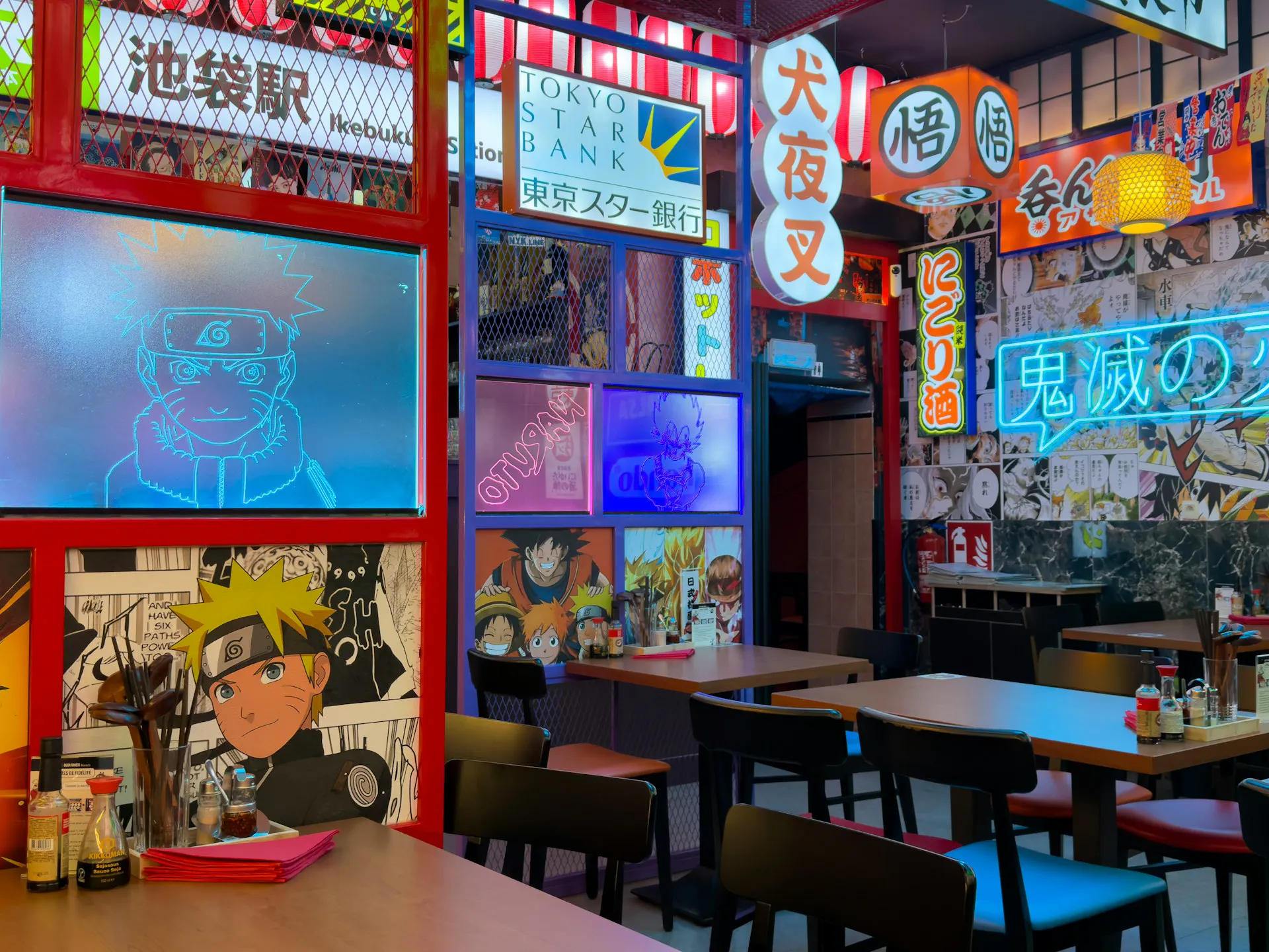Naruto themed cafe