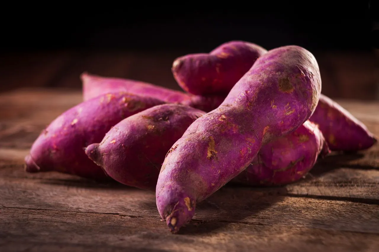 Purple sweet potatoes