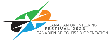 Logo of the 2023 Canadian Orienteering Festival