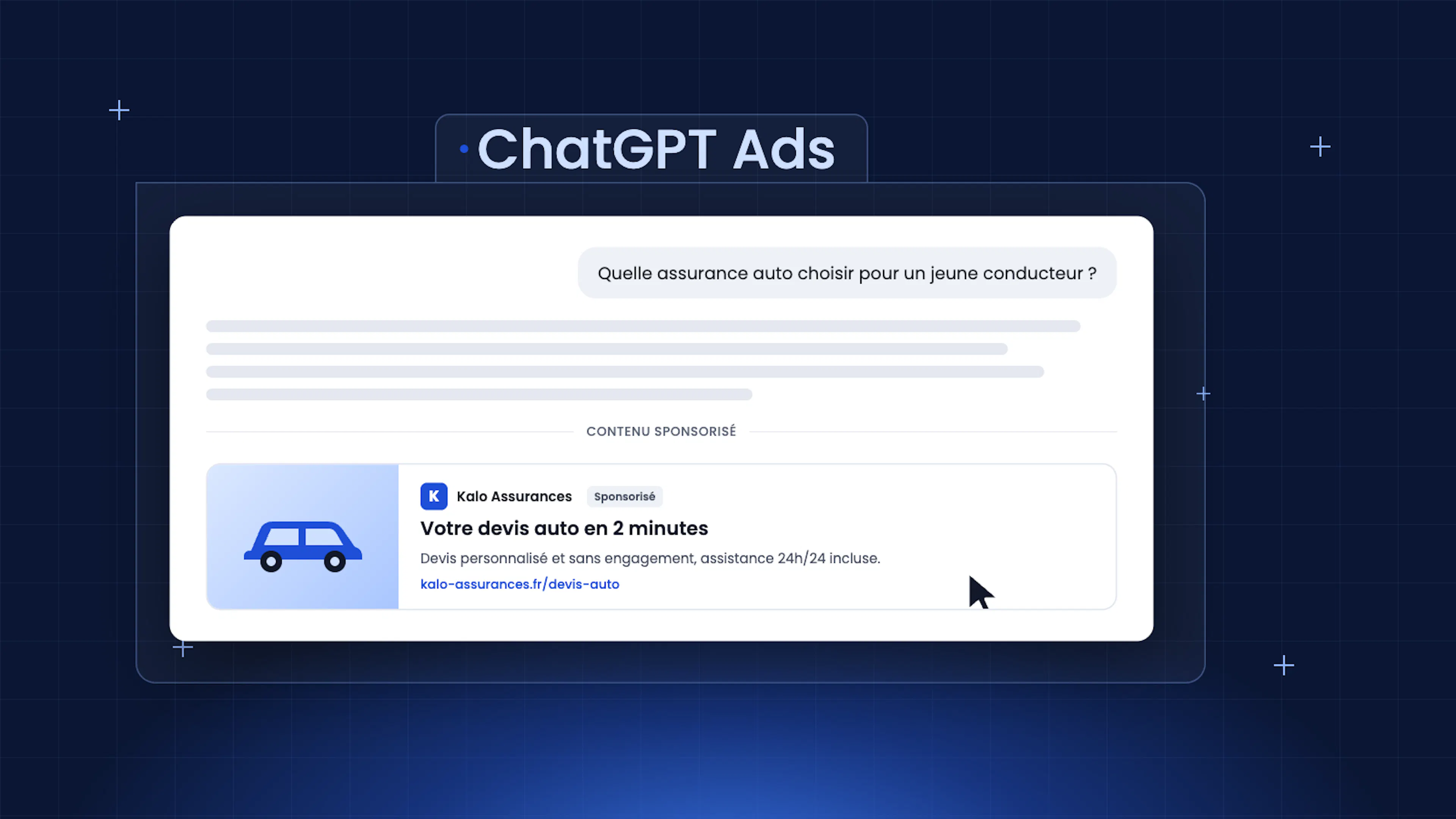 Annonce ChatGPT Ads