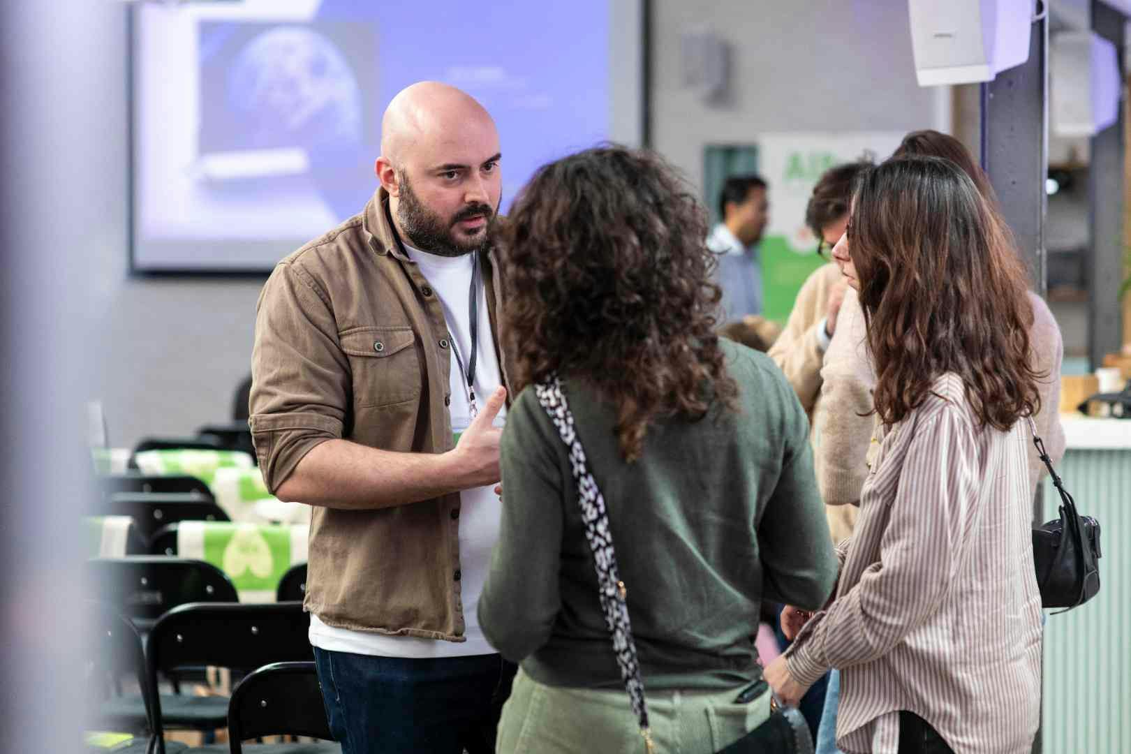 Thibaut Lièvremont en discussion