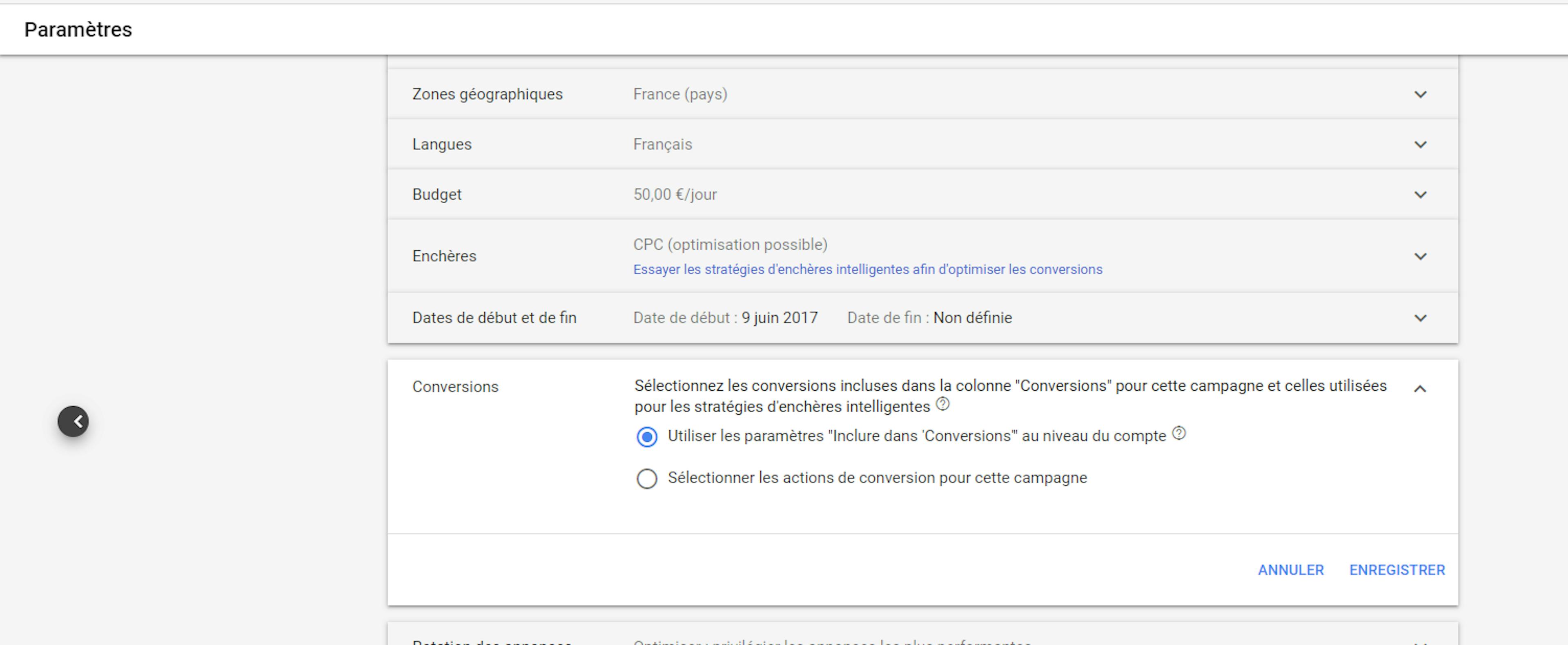 Campaign Level Action