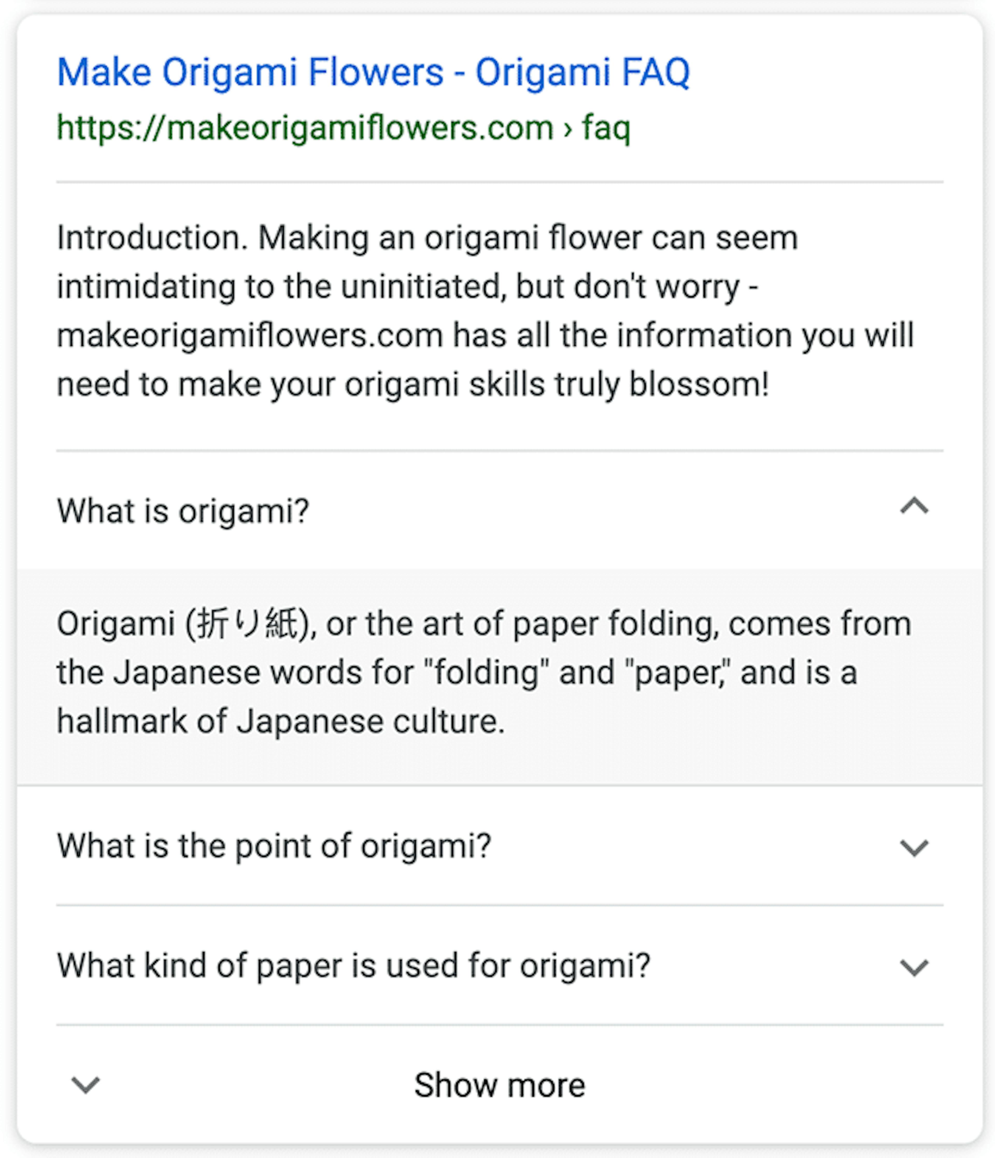 FAQ Google