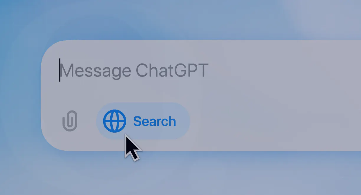 Barre de recherche ChatGPT