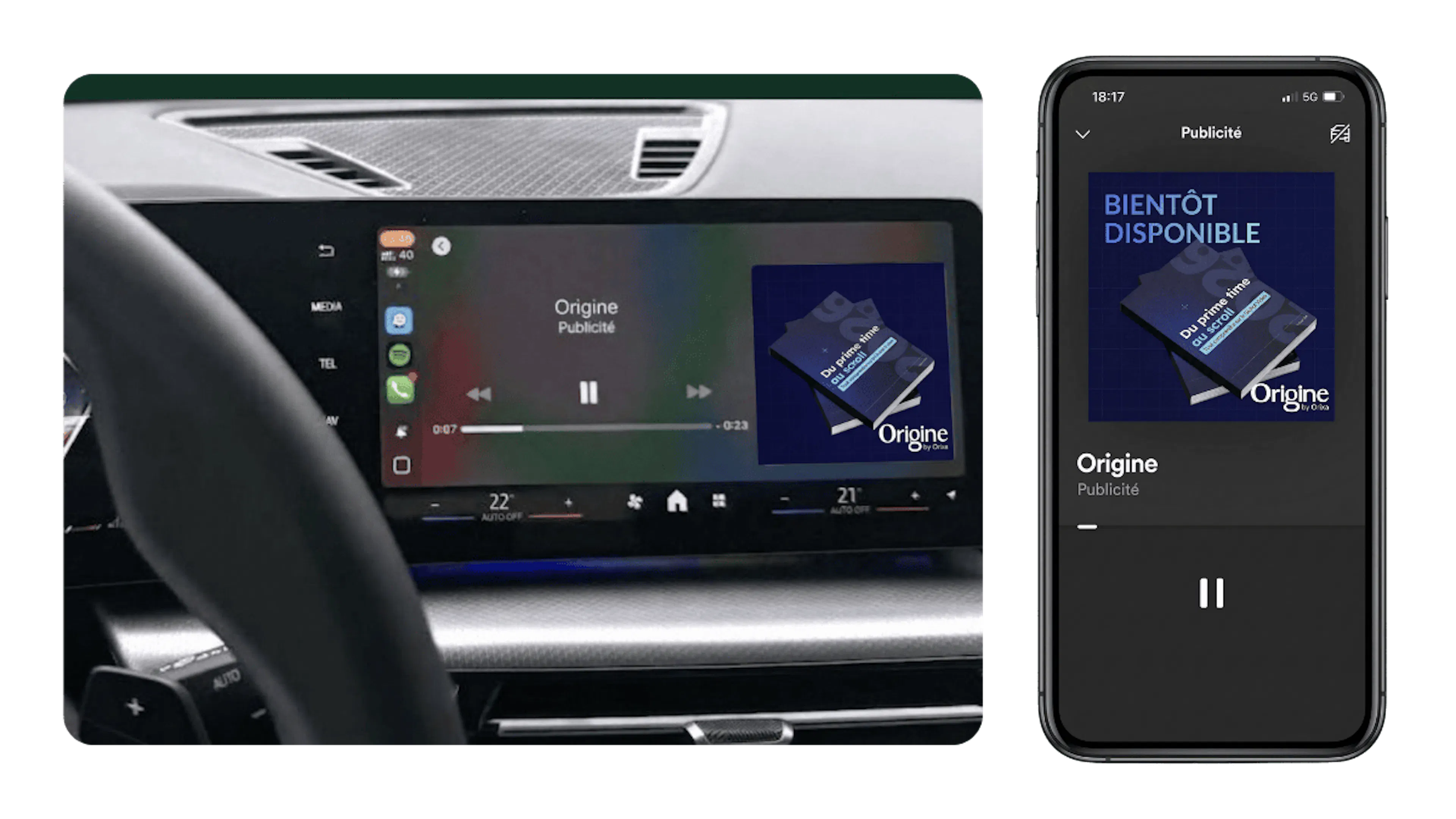 Spotify sur tablette et mobile