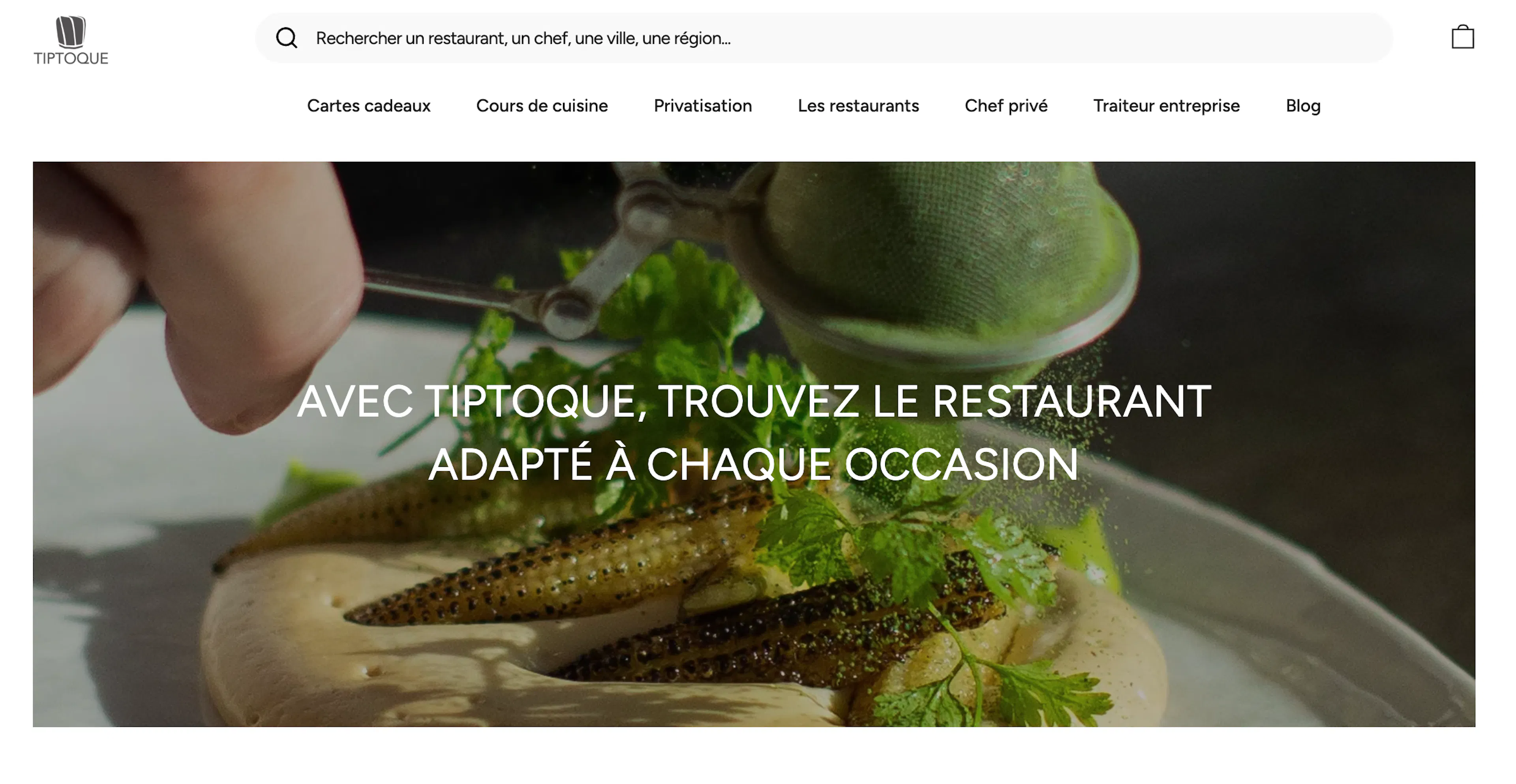 Site web Tiptoque
