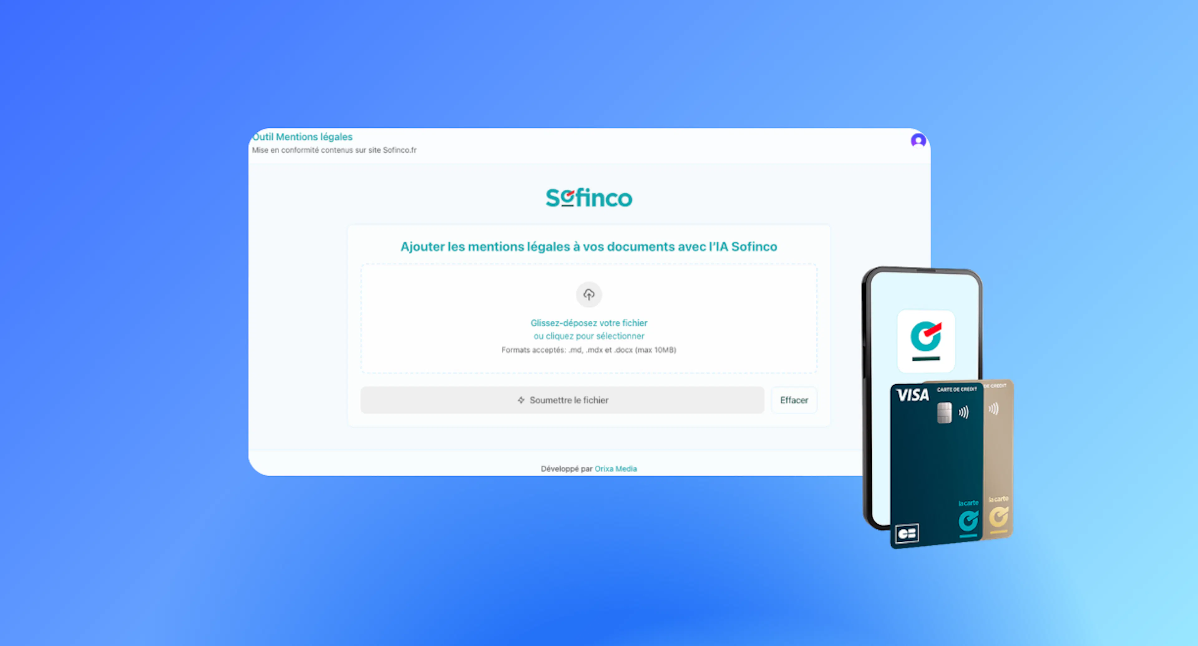 Dashboard Sofinco ComplyAI