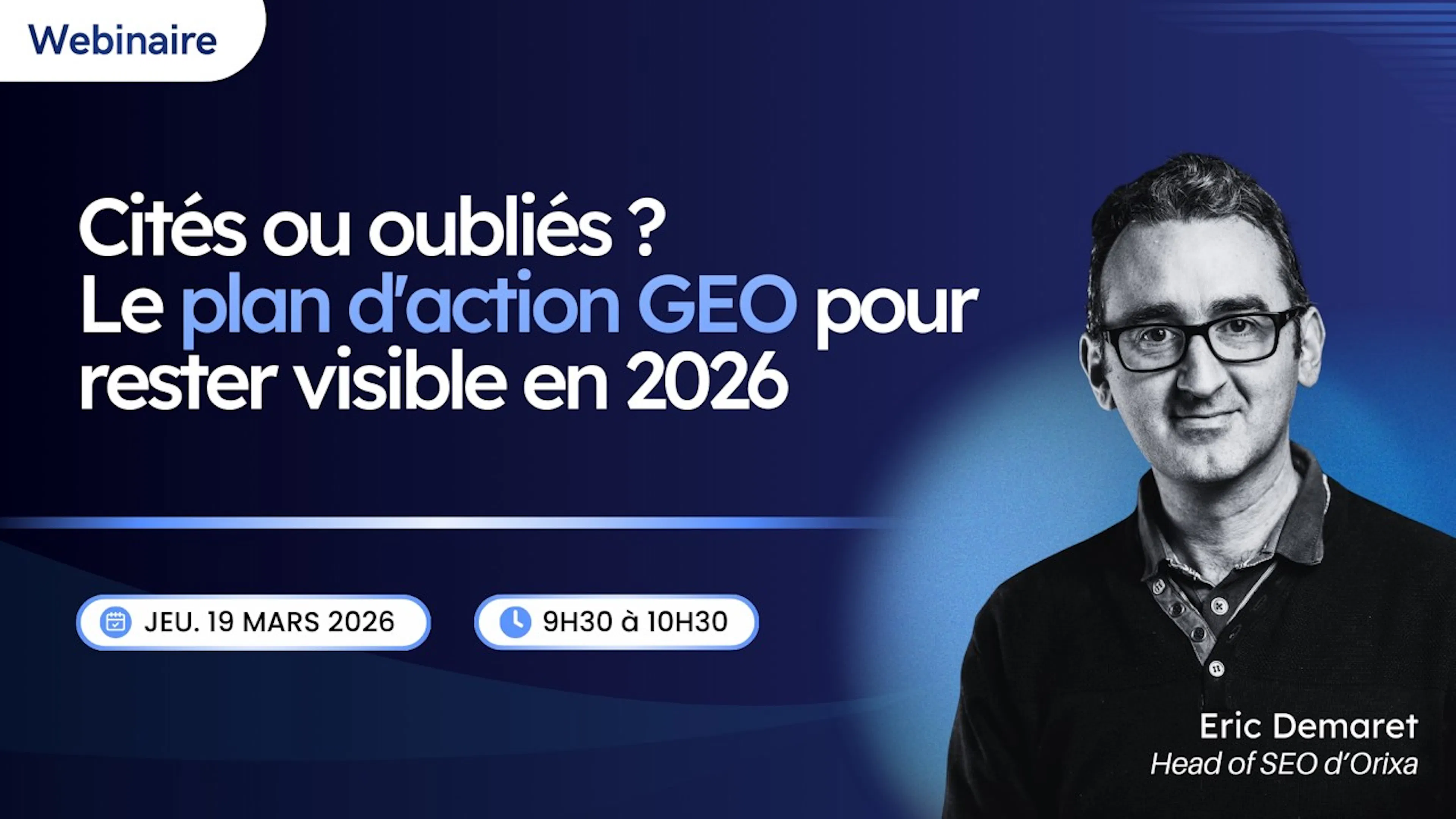 Live GEO avec Eric Demaret en Mars 2026