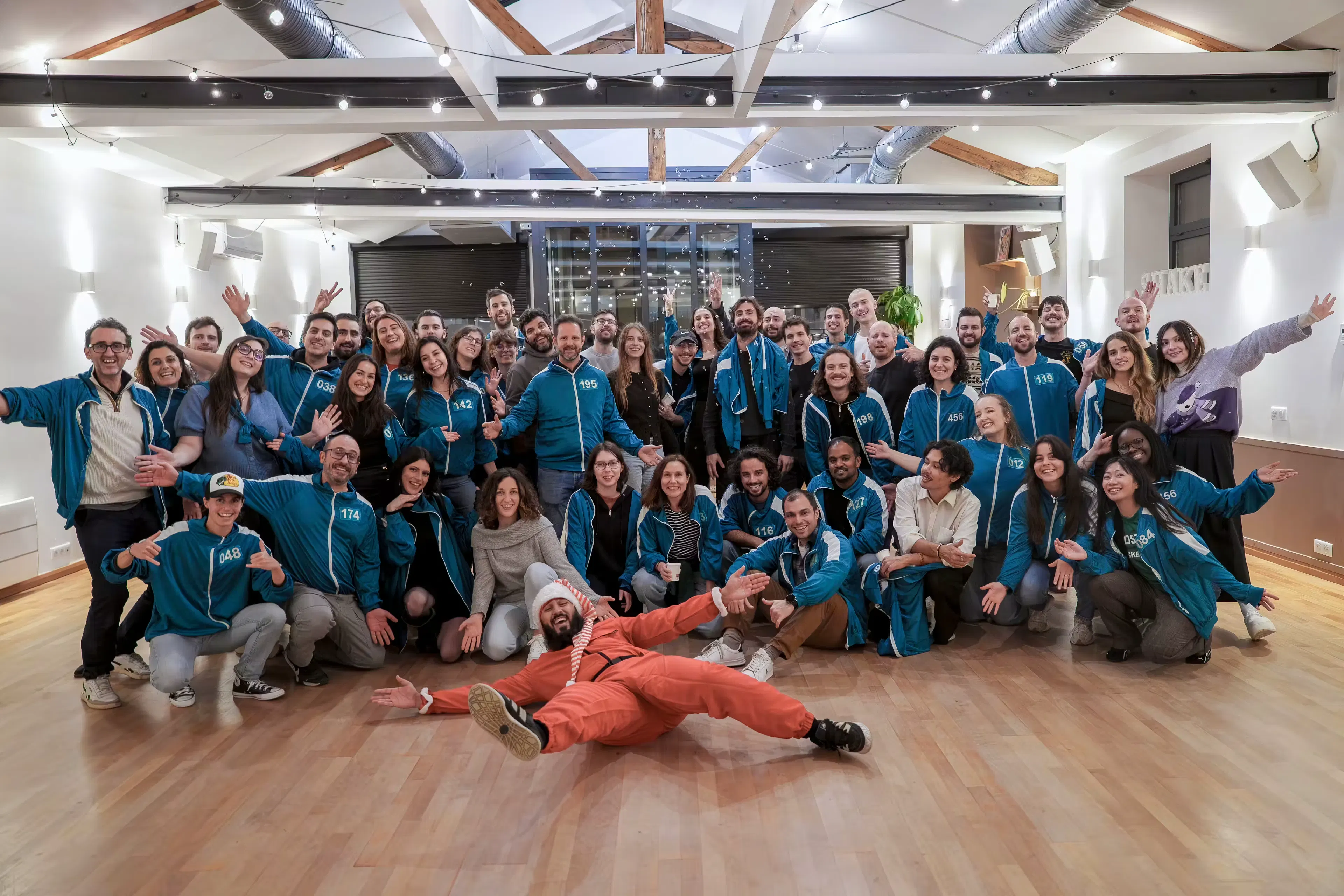 Photo de groupe de la team Orixa Group