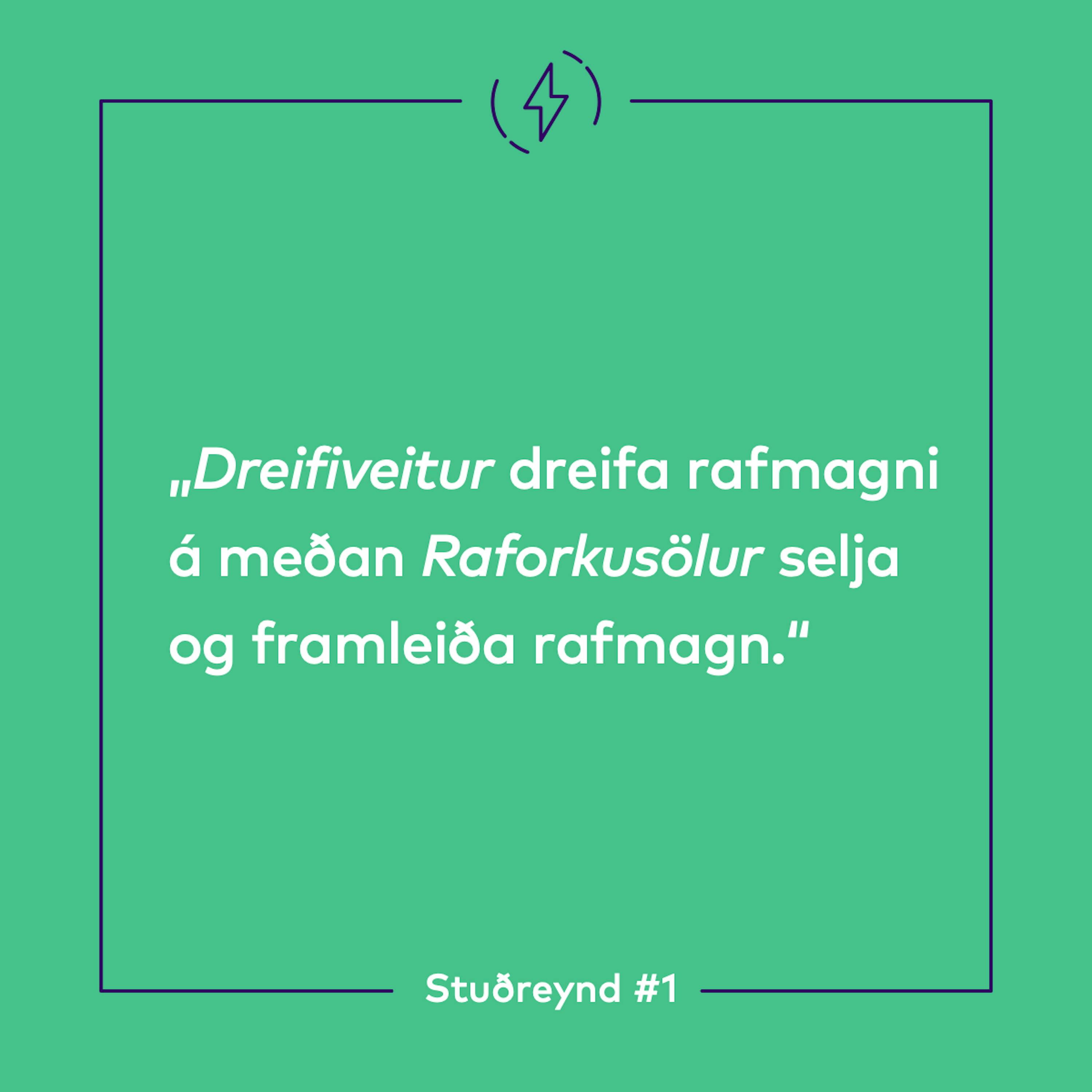 Stuðreyndir - fræðsluefni frá Orkusölunni