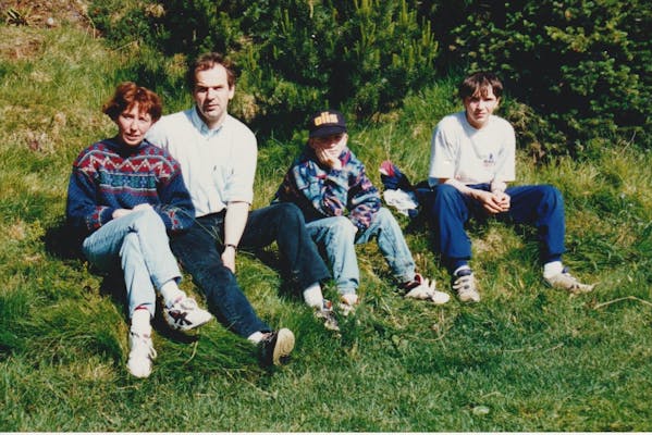 Kristjan og fjölskylda hans