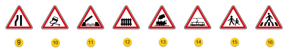 les panneaux de danger partie 2