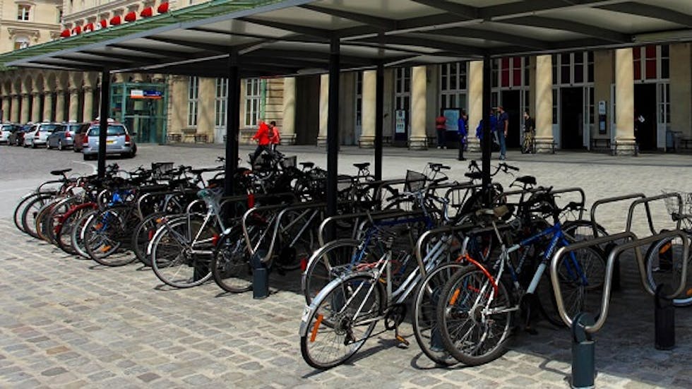 Parking couvert pour vélos