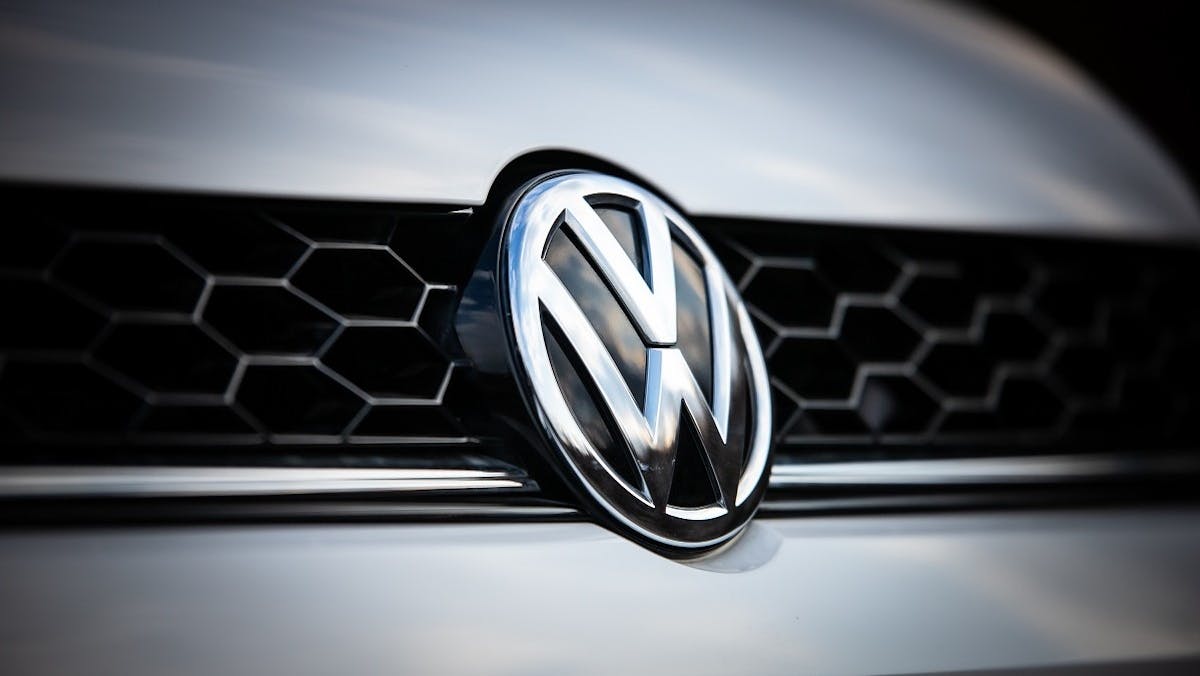 Logo d'une voiture Volkswagen
