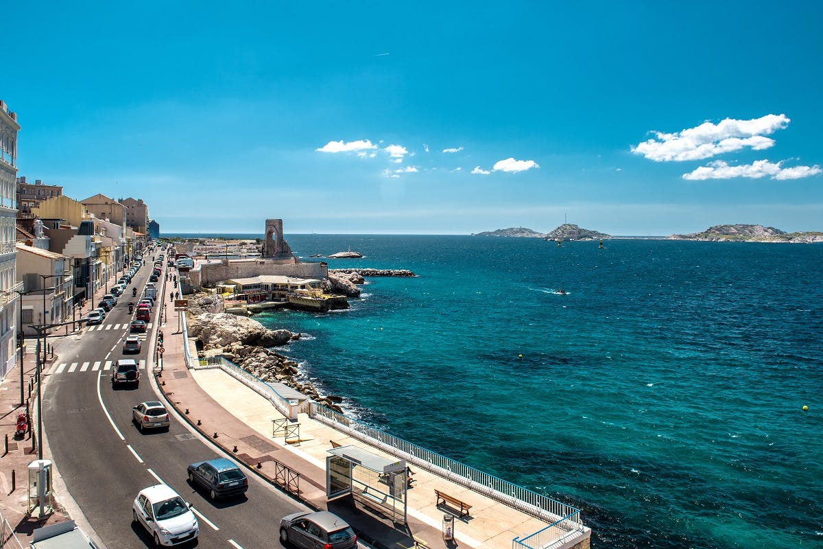 Voies de circulation a Marseille
