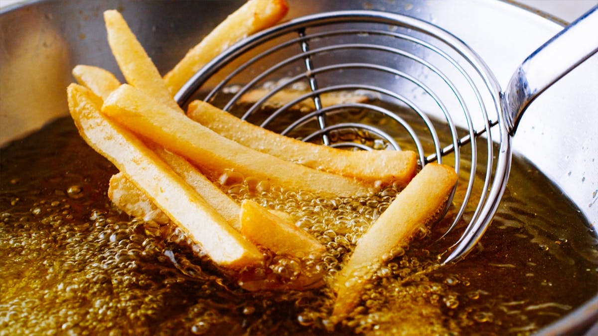 Huile de friture avant recyclage en carburant