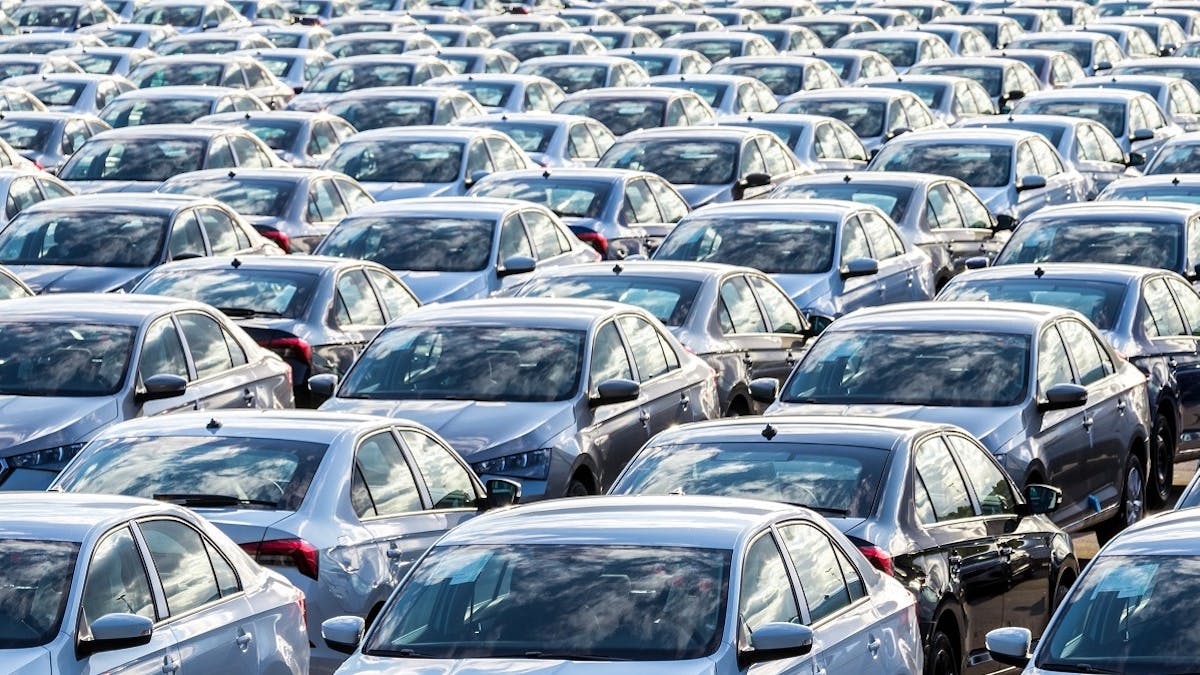 Cocentration de vehicules neufs