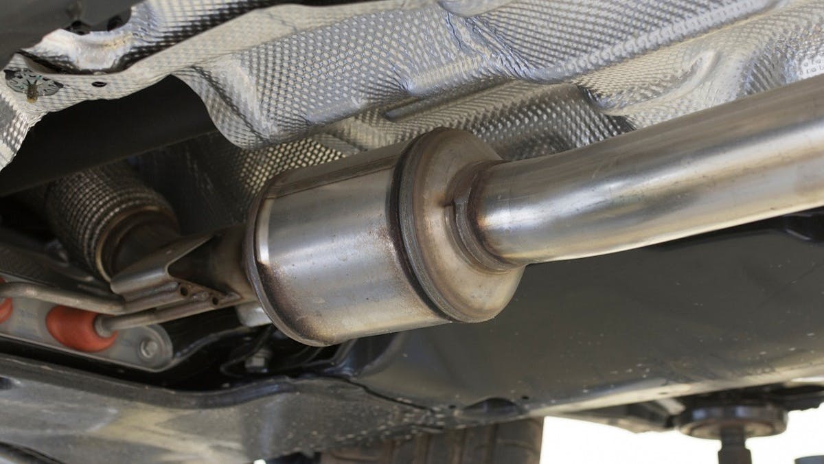 Pot catalytique d'une voiture