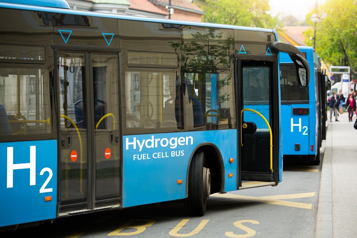 Bus circulant a l hydrogene
