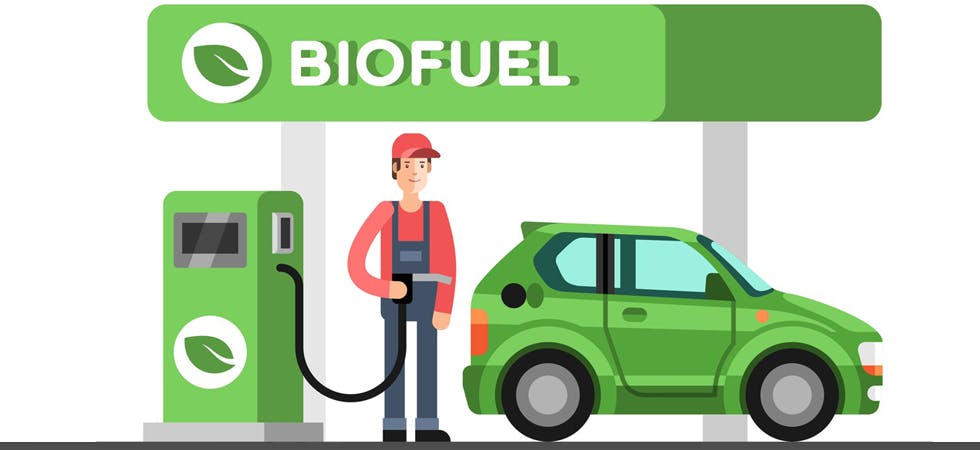 Illustration représentant du biofuel.