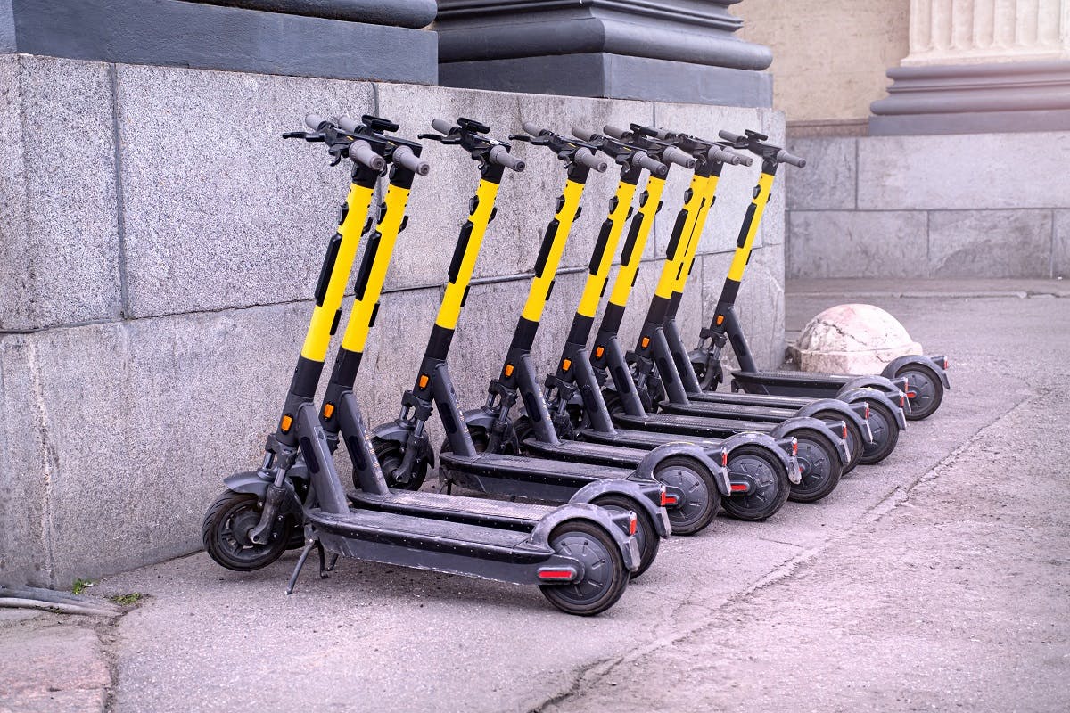 Trottinettes electriques en libre service