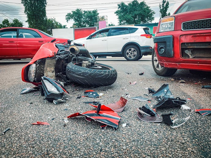Accident de moto