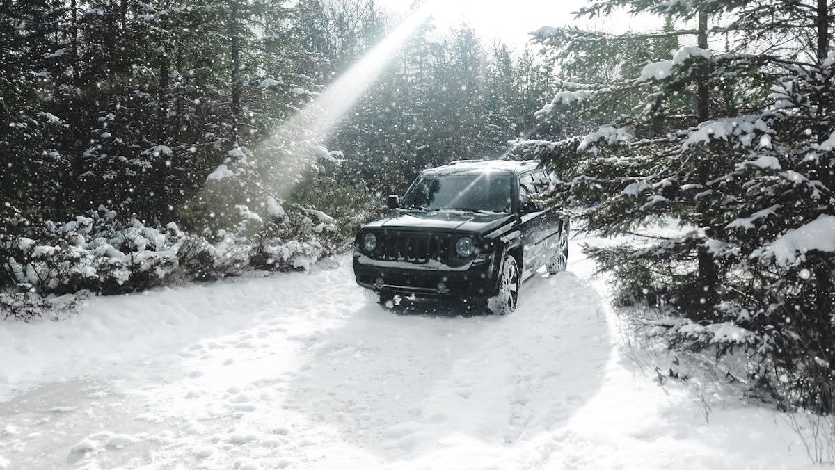 4x4 dans la neige