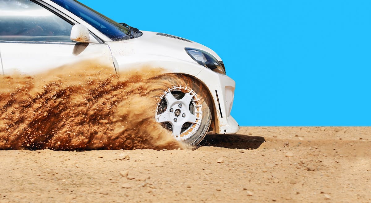 Voiture sable desert