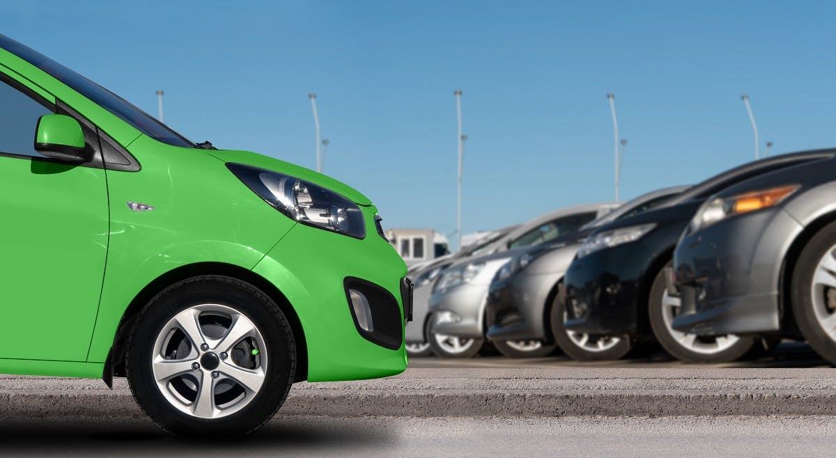Voiture verte respectueuse de l'environnement